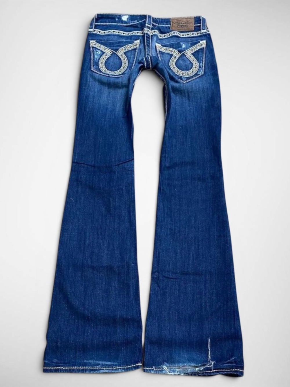 Big Star “Sweet” Ultra Low Rise Long Flare Jeans